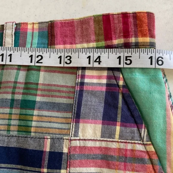 Ralph Lauren Madras Patchwork Mini Skirt - Picture 6 of 7